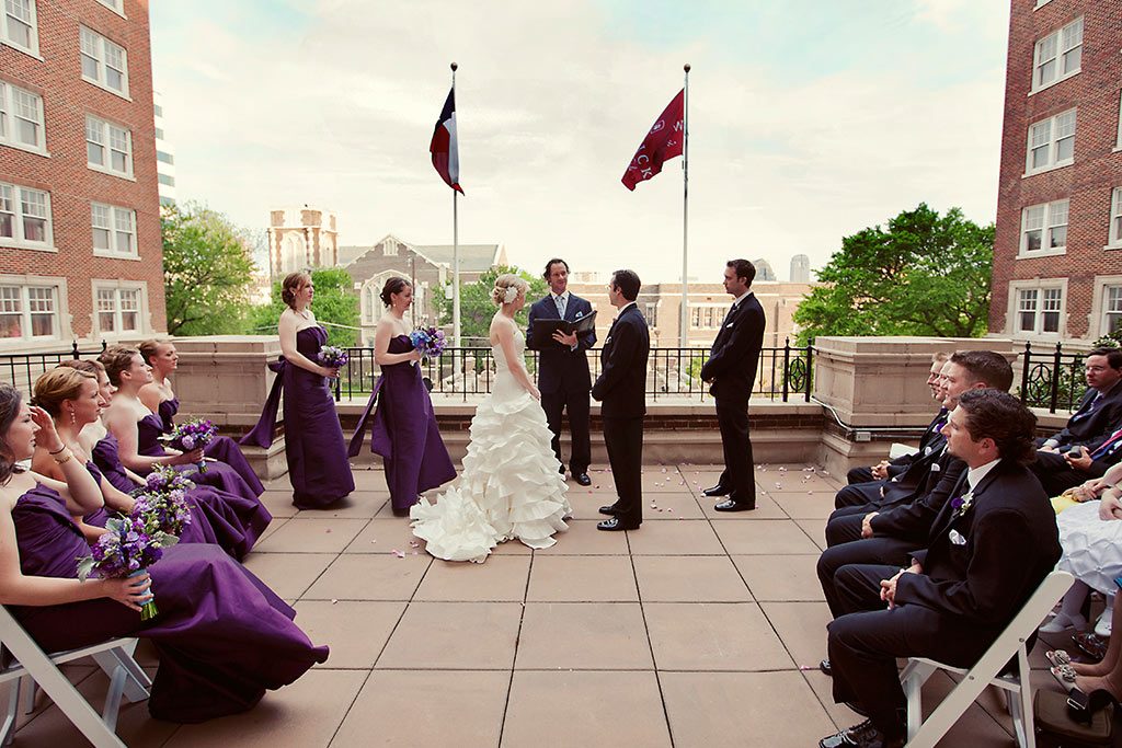 Outdoor Wedding Ceremony Warwick Melrose Hotel, Dallas