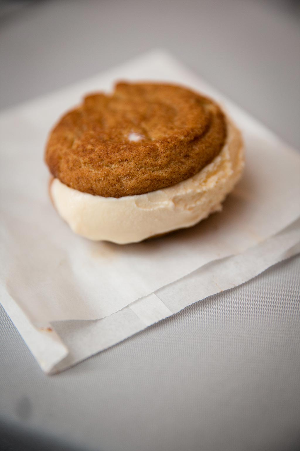 Snickerdoodle Ice Cream Wedding Cookie Sandwich