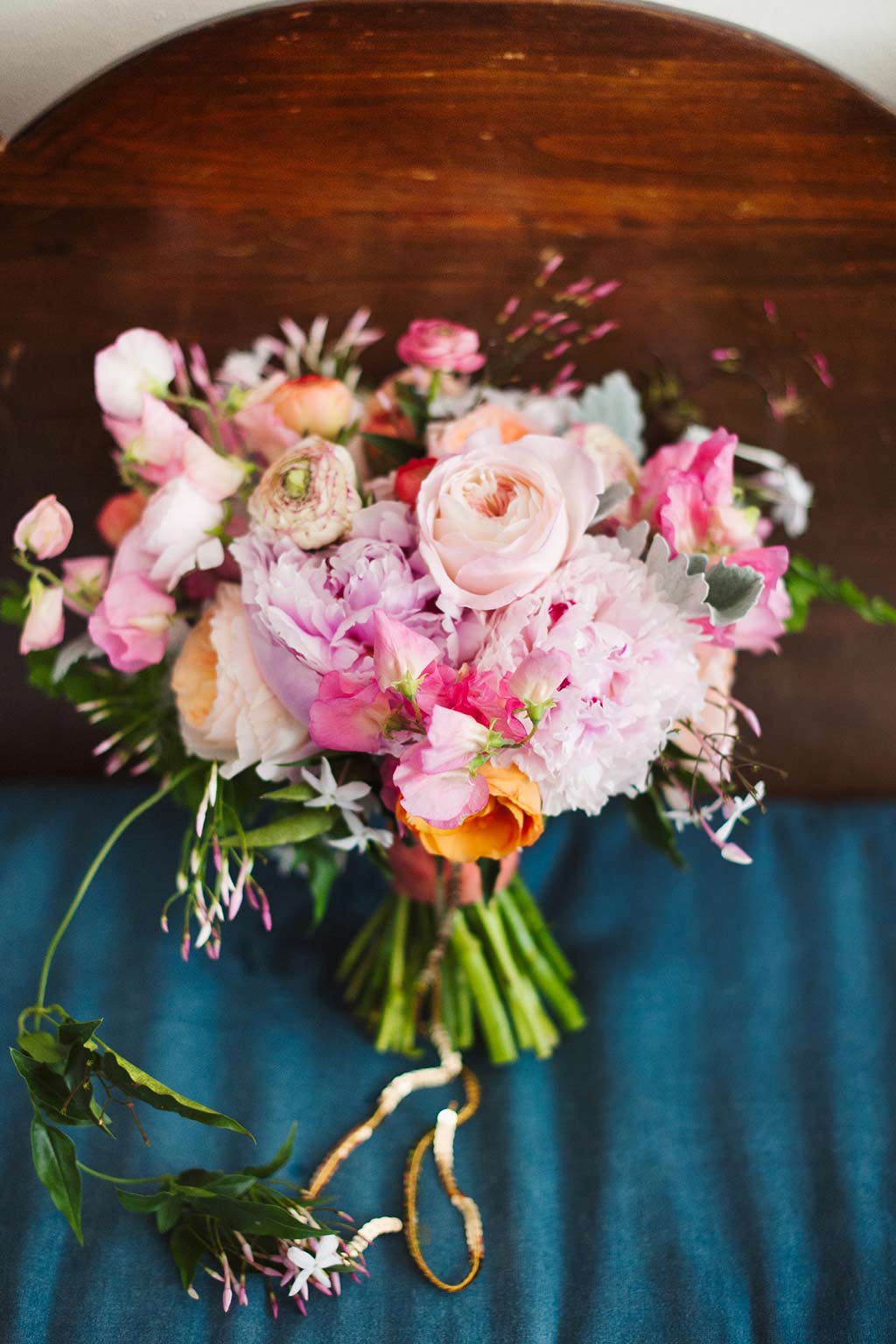 Bridal Pink and Peach Bouquet
